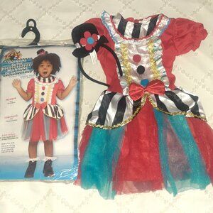 FUN WORLD CARNIVAL CUTIE 2 PC TODDLER HALLOWEEN COSTUME DRESS-GIRLS SIZE 3T-4T